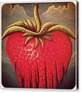Strawberry Instagram Canvas Print