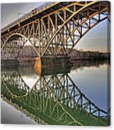 Strawberry Mansion Bridge Canvas Print