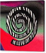 Stripes Spiral Canvas Print