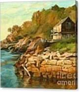 Summer Cottage Canvas Print