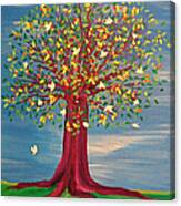Summer Fantasy Tree Canvas Print