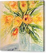 Sunny Bouquet Canvas Print