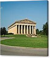 Sunrise On The Parthenon Canvas Print