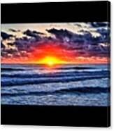 Sunrise Over The Pacific Canvas Print