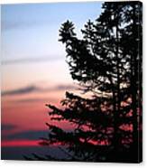 Sunset At Clingman's Dome Canvas Print