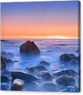 Sunset In Laguna Beach Canvas Print