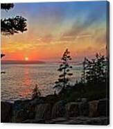 Sunset Over Frenchman's Bay Canvas Print