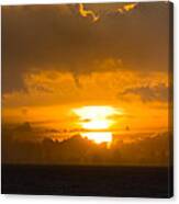 Sunset Over Miami Canvas Print