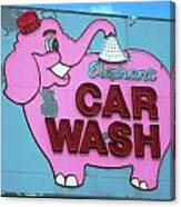 Tacoma Elephant Car Wash Canvas Print