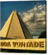 Templo Da Boa Vontade #brasília Canvas Print