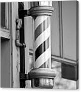 The Barber Shop 4 Bw Canvas Print
