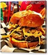 The Best #burgers In Las Vegas Can Be Canvas Print