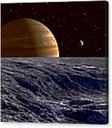 The Gas Giant Jupiter Seen Canvas Print