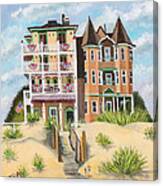 The Laington Inn In Ocean Grove. N.j. Canvas Print