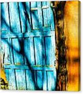 The Old Blue Door Canvas Print