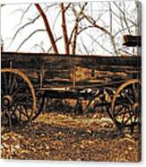 The Old Buckboard Wagon Canvas Print