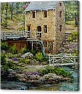 The Old Mill In Spring Canvas Print