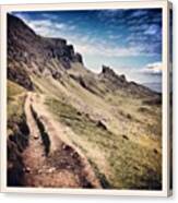 The Quiraing.... #isle_of_skye #skye Canvas Print