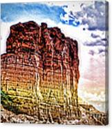 The Rock In Wyoming Canvas Print