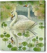 The Swans Canvas Print
