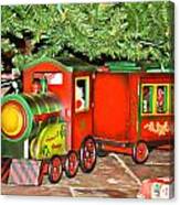 The Toy Train Canvas Print