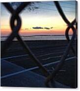 Through The Wire Canvas Print