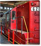 Trains - Red Diesel Locomotive 620 Canvas Print