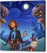 Trick Of Treating Canvas Print