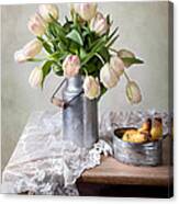 Tulips And Pears Canvas Print