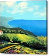 Tuscan Coastline Canvas Print