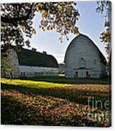 Twin Barns On An Autumn Afternoon Canvas Print