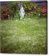 Untitled #14-mary In Front Yard Canvas Print