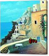Up High On The Mediterranean Canvas Print