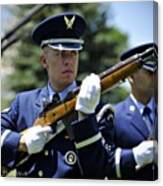 Us Air Force Mile High Honor Guard Canvas Print