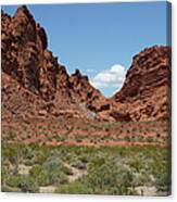 Valley Of Fire Scenic Byway Canvas Print