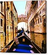 Venetian Gondola Canvas Print