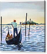 Venice Gondola Canvas Print