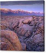 View Of Sierra Nevada Range As Seen Canvas Print