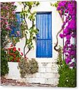 Village In Greece Canvas Print