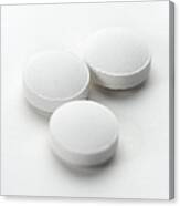 Vitamin C Tablets Canvas Print
