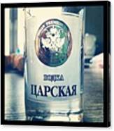 Vodka Glass Canvas Print