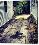 Was In Plymouth, Massachusetts :) #road Canvas Print