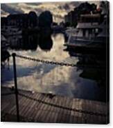 #water #gazing #clouds #cloudy Canvas Print