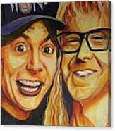 Wayne And Garth Canvas Print