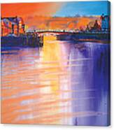 Whitby Swing Bridge Canvas Print