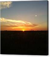 #whpgoldenhour #deblew #sunset #sunrise Canvas Print
