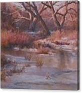 Winter Marsh Series - The Dance Canvas Print