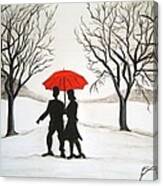 Winter Romance Canvas Print
