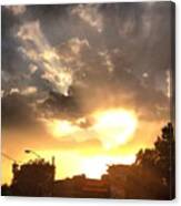 #wms #sunset #denver #colorado Canvas Print