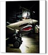 Ww2 Curtiss P-40e Warhawk Canvas Print